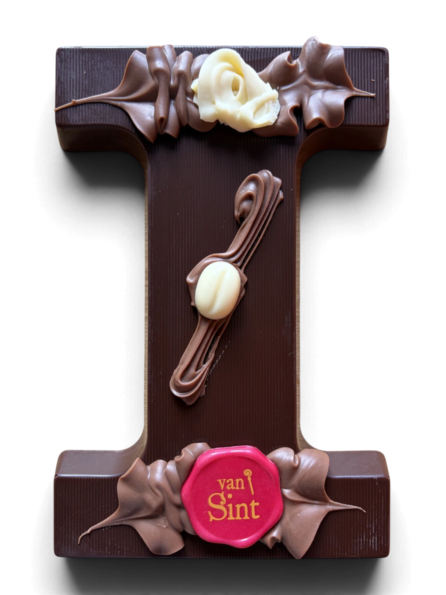 Chocoladeletter I, puur, Van Sint-zegel